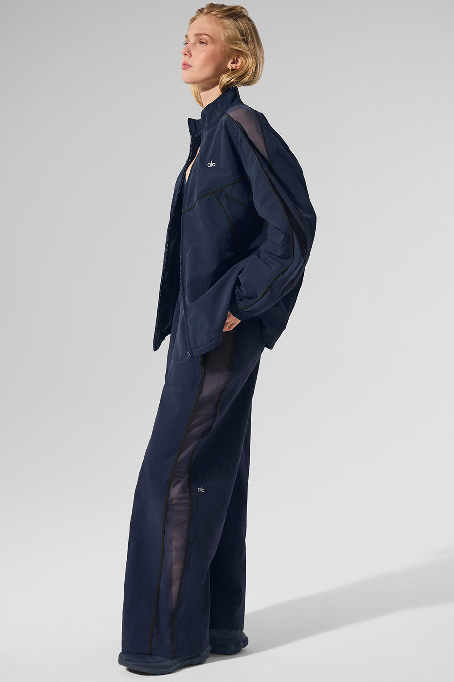 High-Waist Origin Wide Leg Track Pant