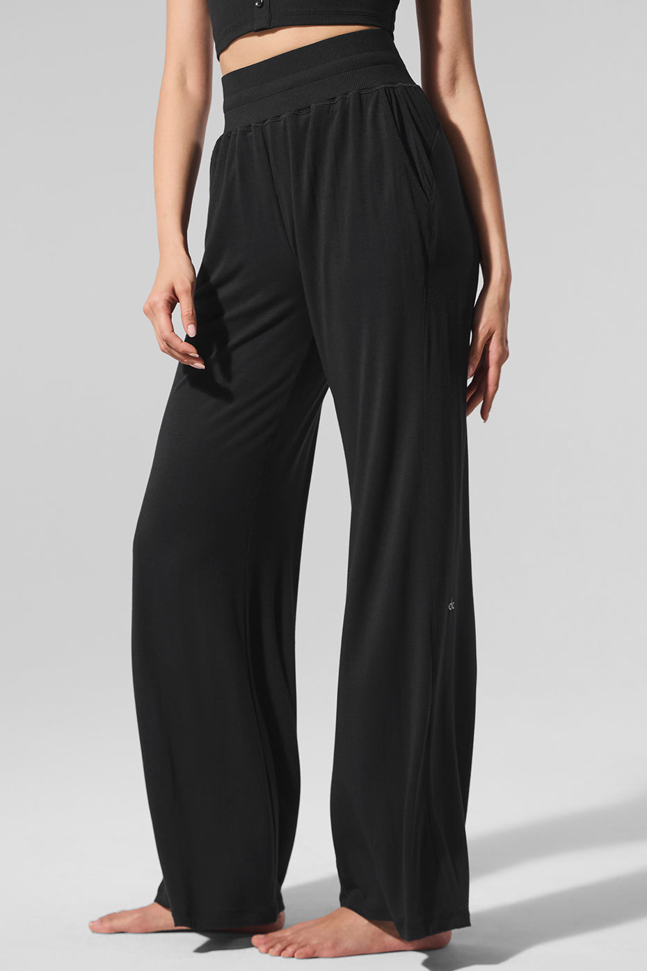 Semi-Sheer Delicate Lounge Flare Pant
