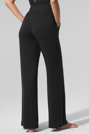 Semi-Sheer Delicate Lounge Flare Pant
