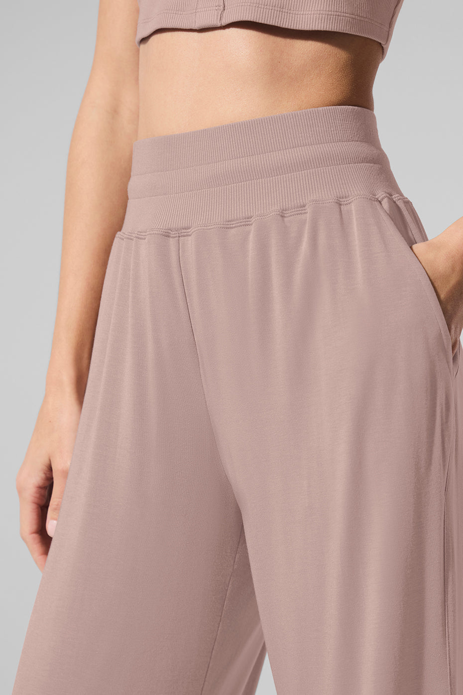 Semi-Sheer Delicate Lounge Flare Pant