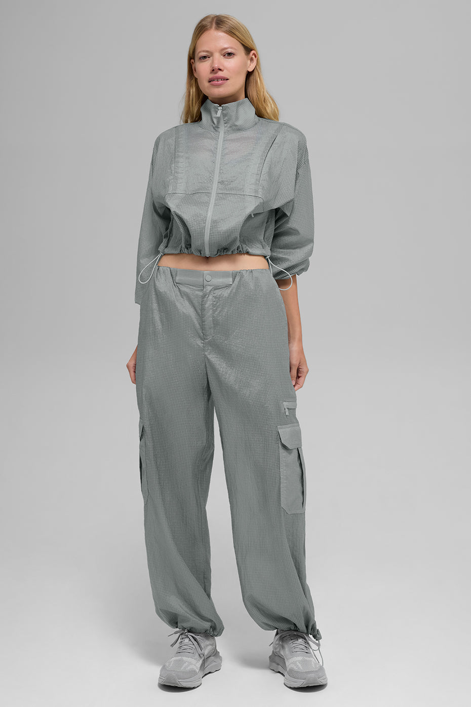 Sheer Game Time Wide Leg Jogger