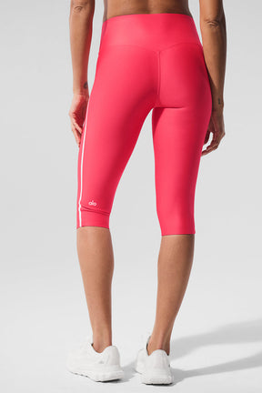 Airlift High-Waist Super Sleek Contrast Capri