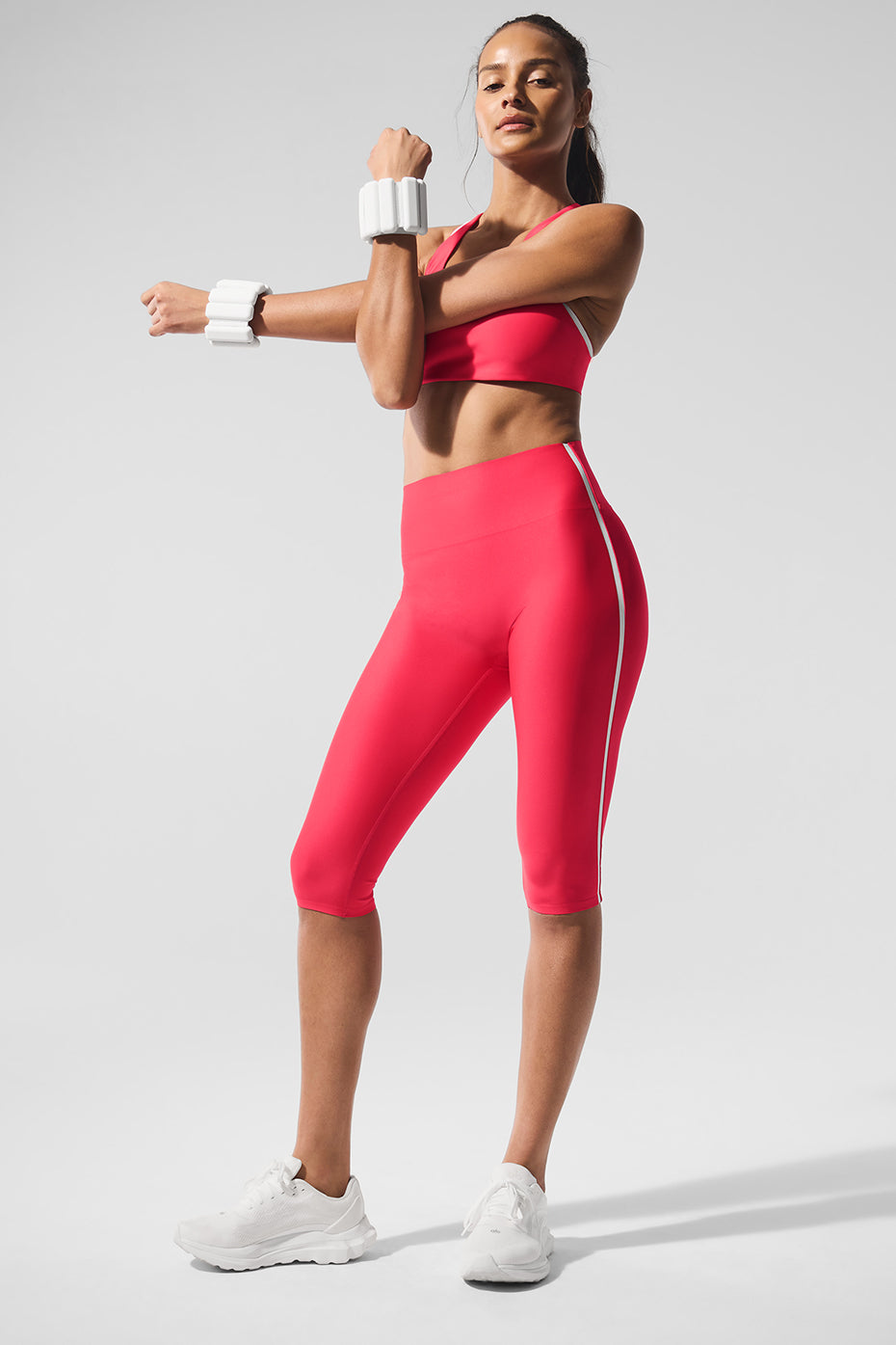 Airlift High-Waist Super Sleek Contrast Capri