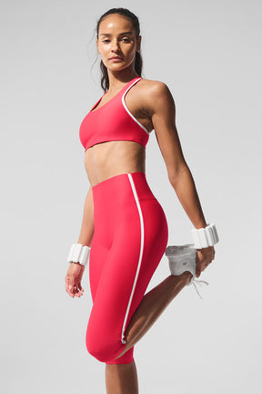 Airlift High-Waist Super Sleek Contrast Capri