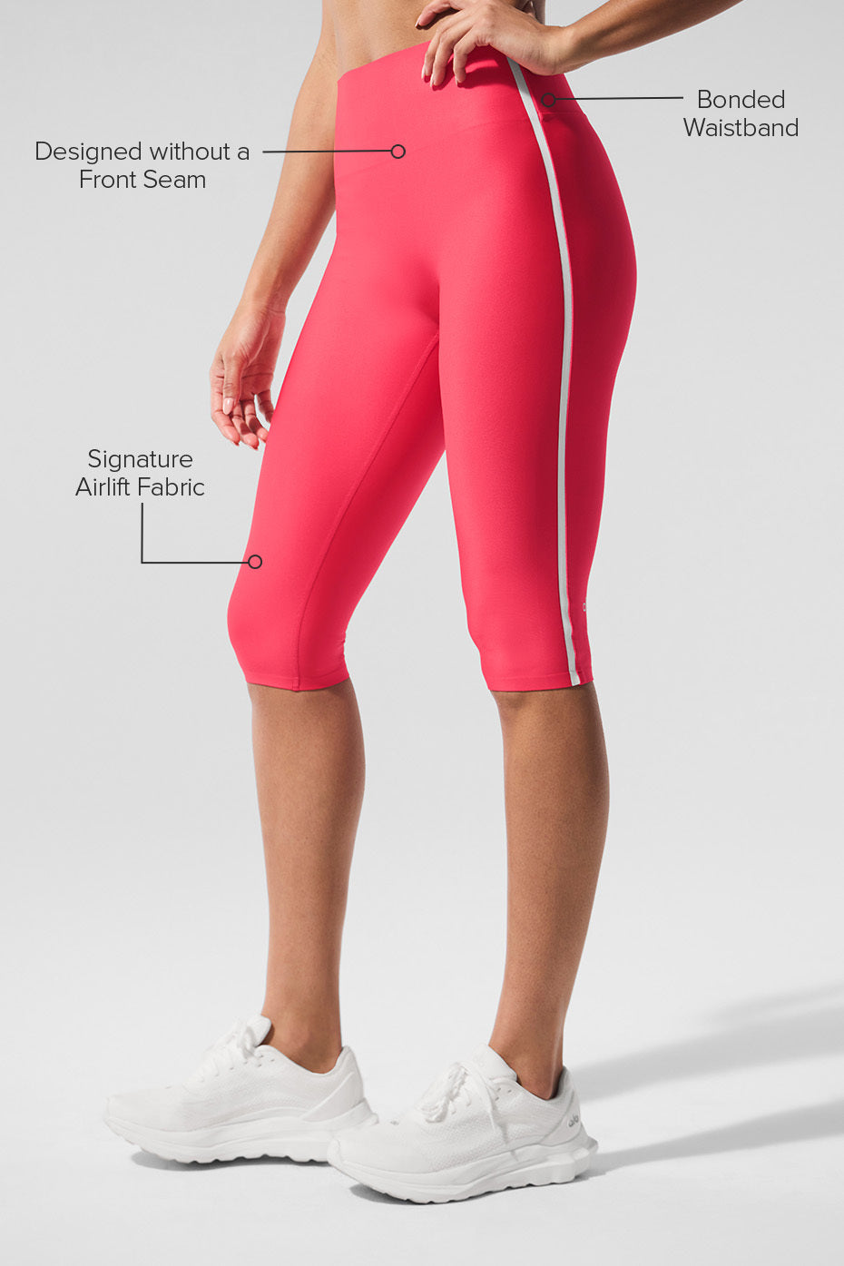 Airlift High-Waist Super Sleek Contrast Capri