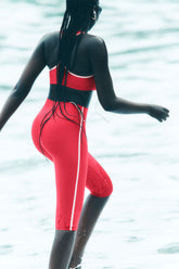 Airlift High-Waist Super Sleek Contrast Capri