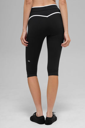 Airbrush High-Waist Race Pace Capri