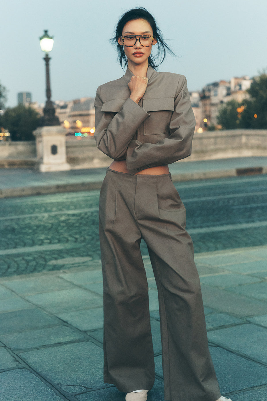 High-Waist Main Character Wide Leg Trouser