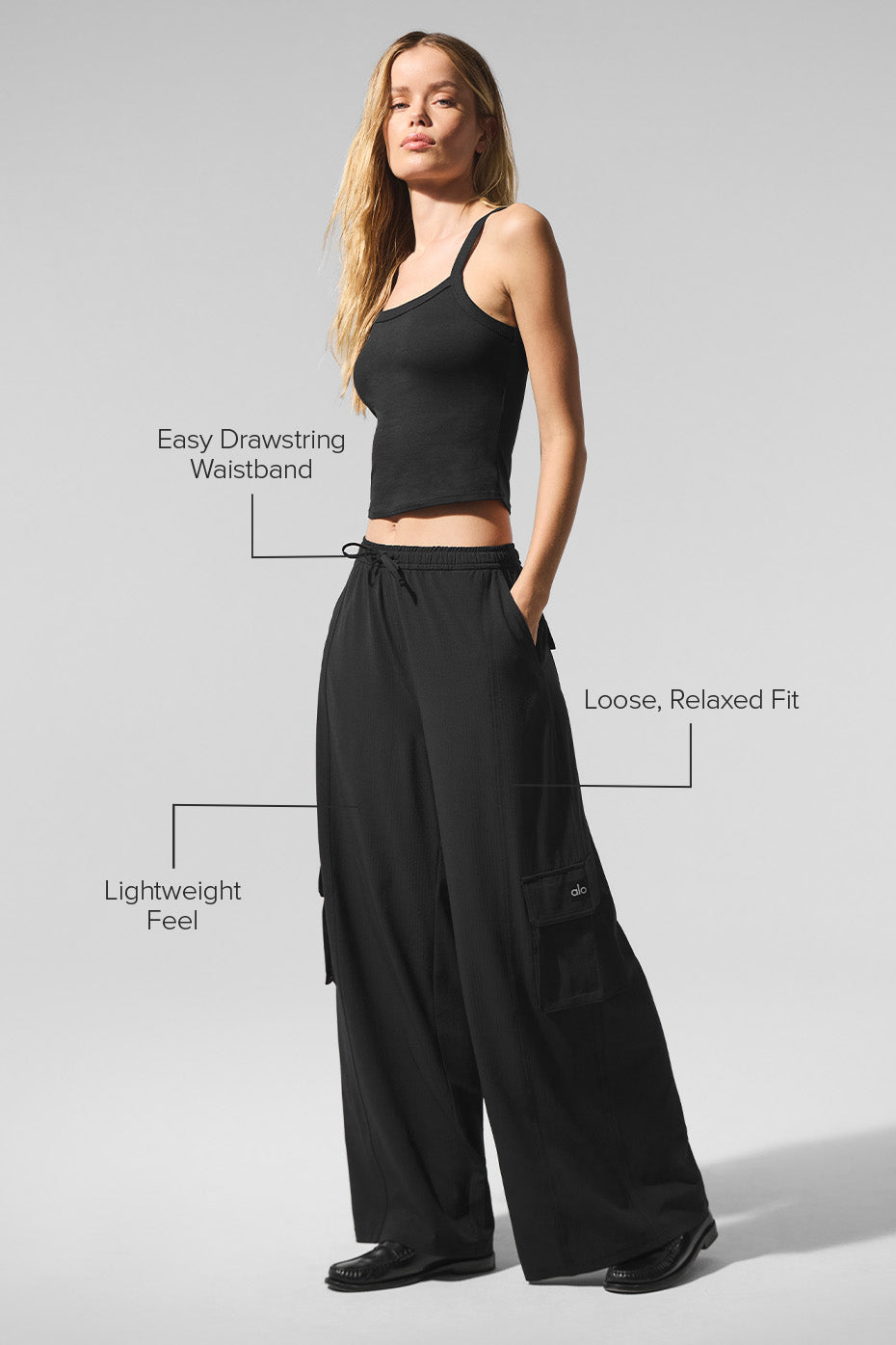 Dreamscape Cargo Wide Leg Pant