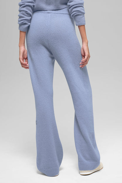 Wool Cashmere High-Waist New Class Wide Leg Pant