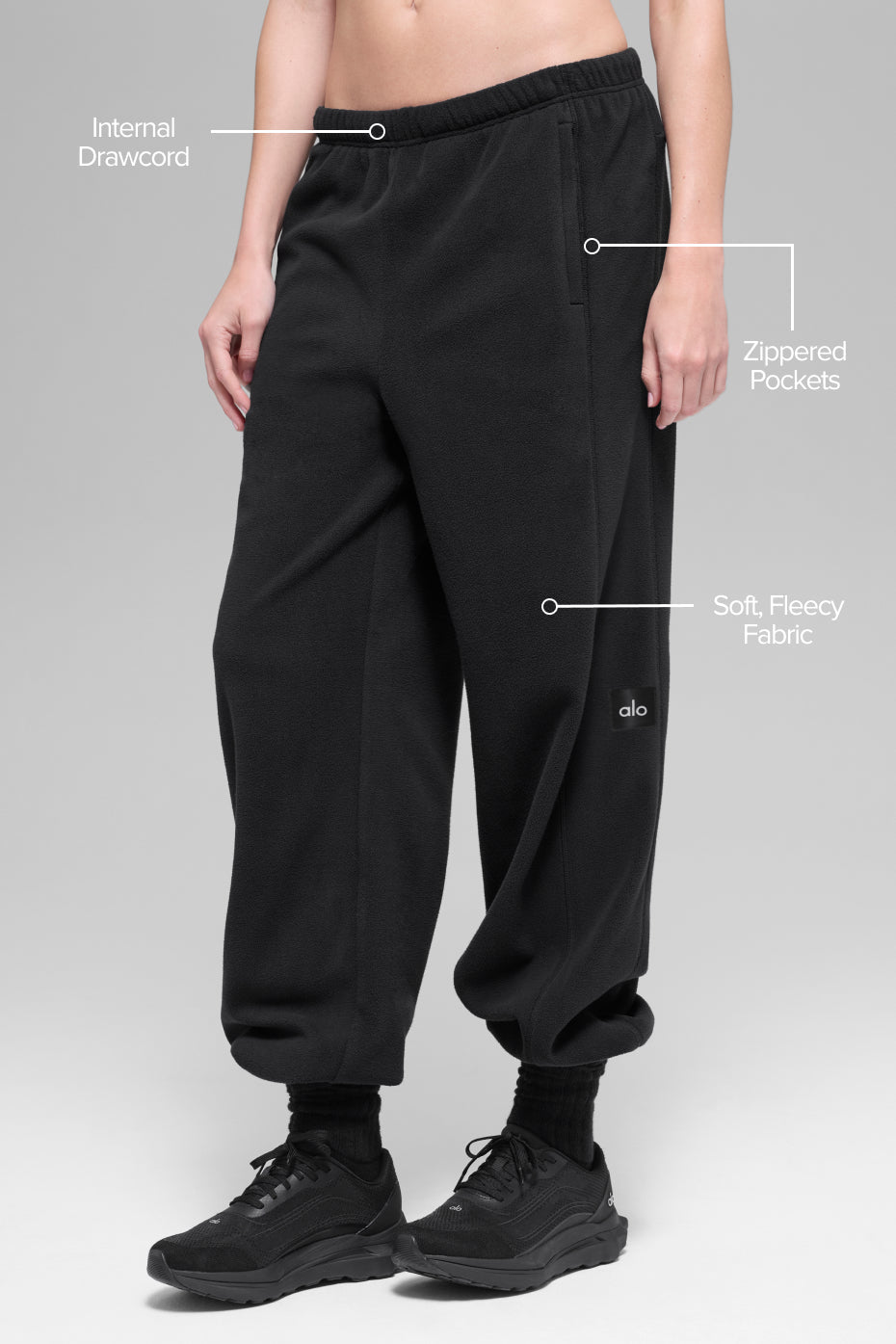 Polar Fleece High-Waist Retreat Jogger