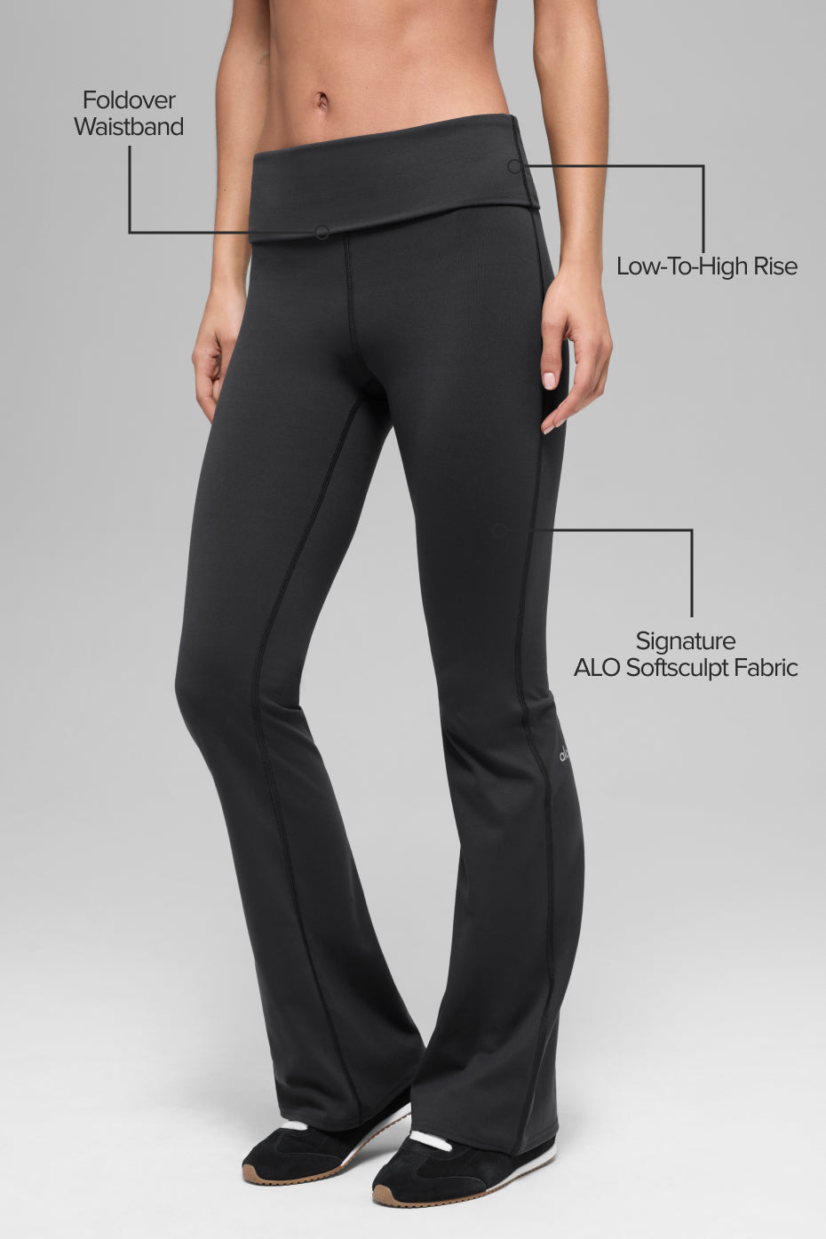 ALO Softsculpt Foldover Flare Legging