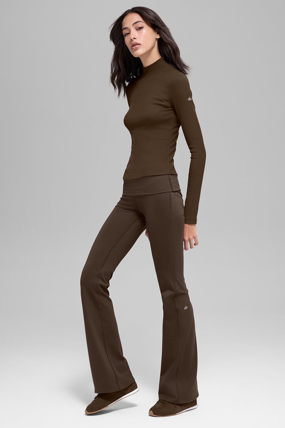 ALO Softsculpt Foldover Flare Legging