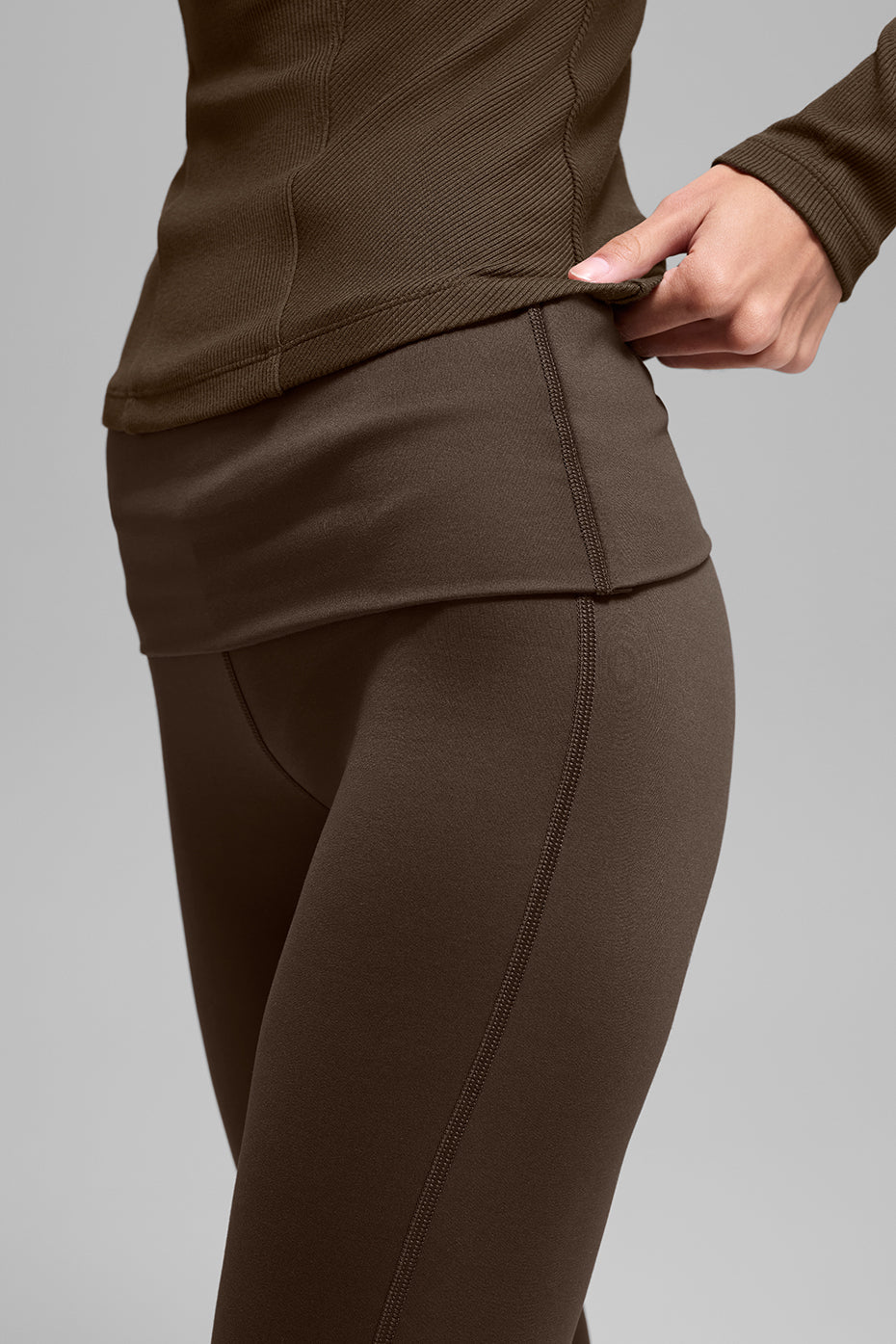 ALO Softsculpt Foldover Flare Legging