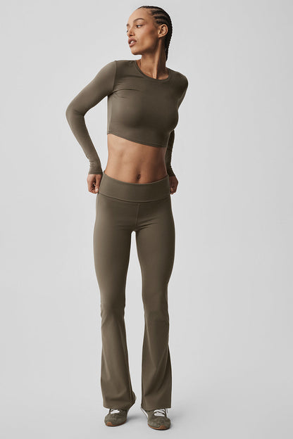 ALO Softsculpt Foldover Flare Legging