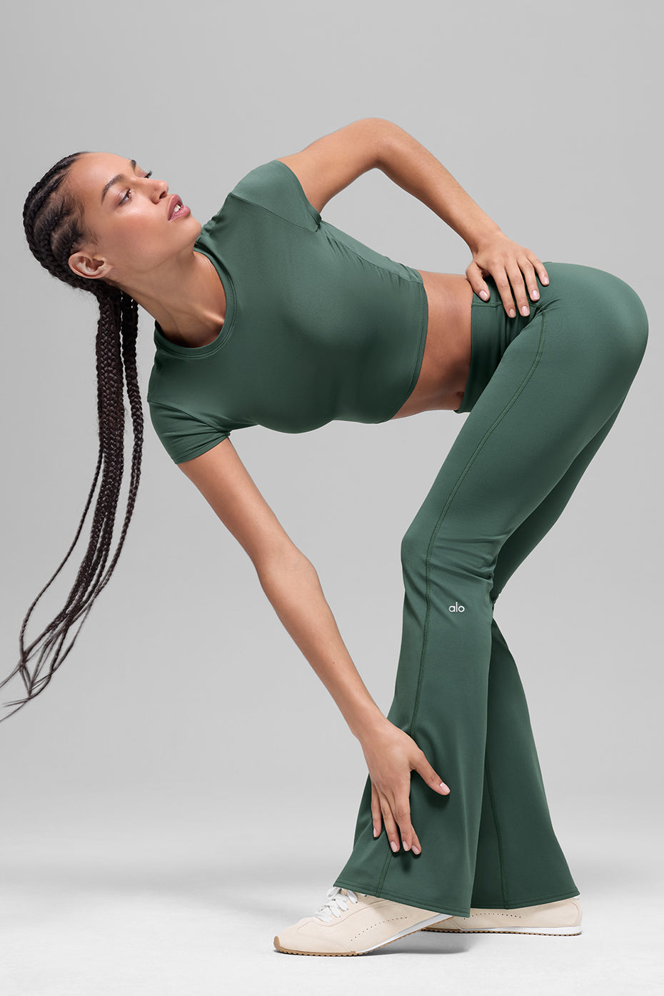 ALO Softsculpt 7/8 Foldover Flare Legging