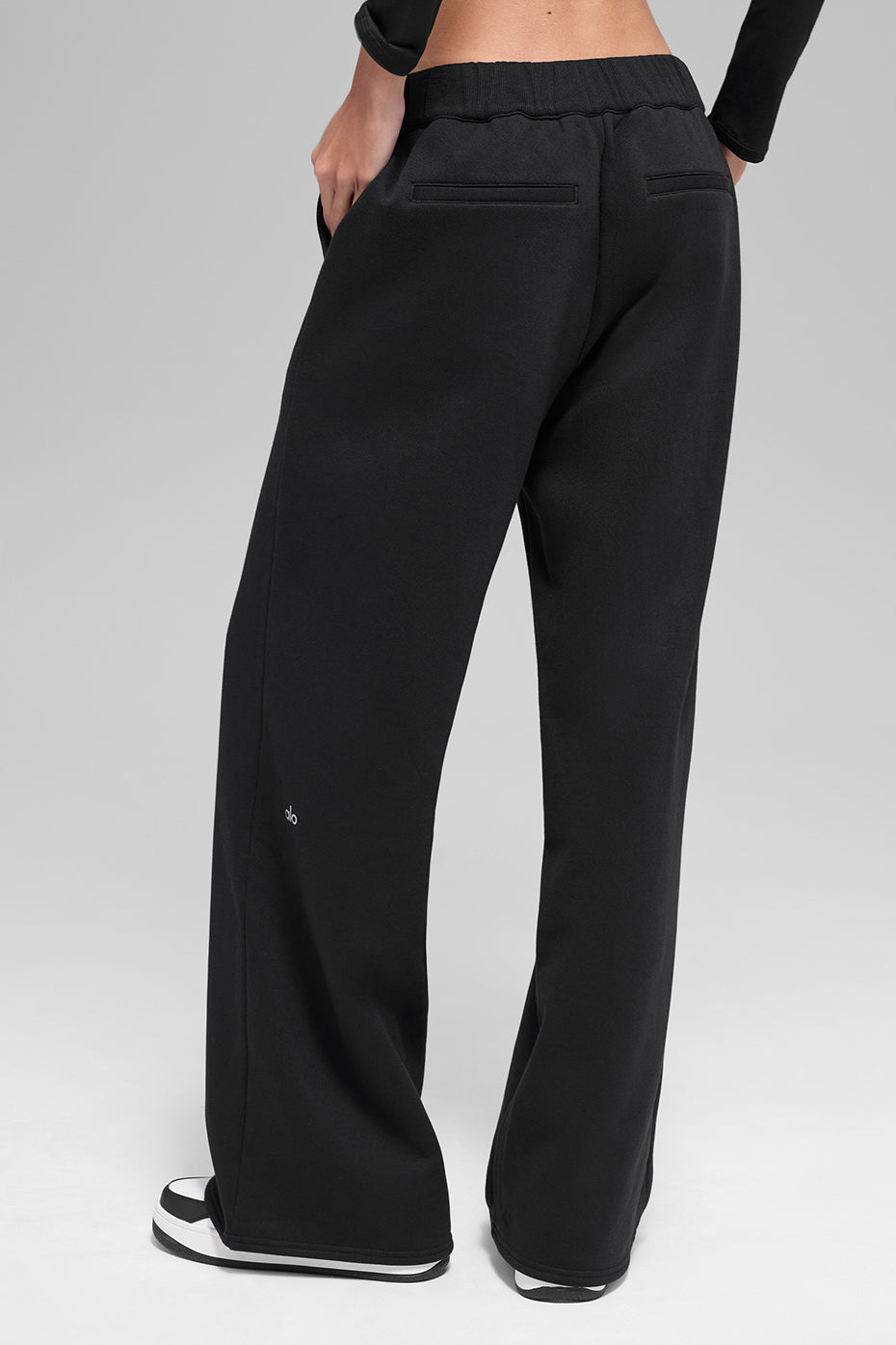 High-Waist Sweatpant Trouser