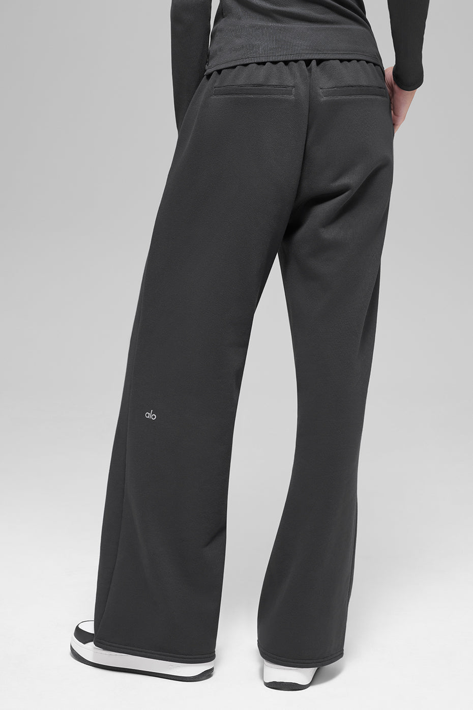 High-Waist Sweatpant Trouser
