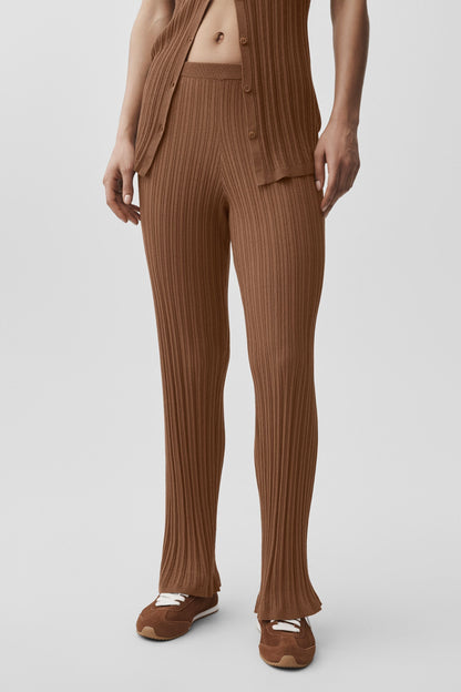 Sweater High-Waist Sunlit Straight Leg Pant