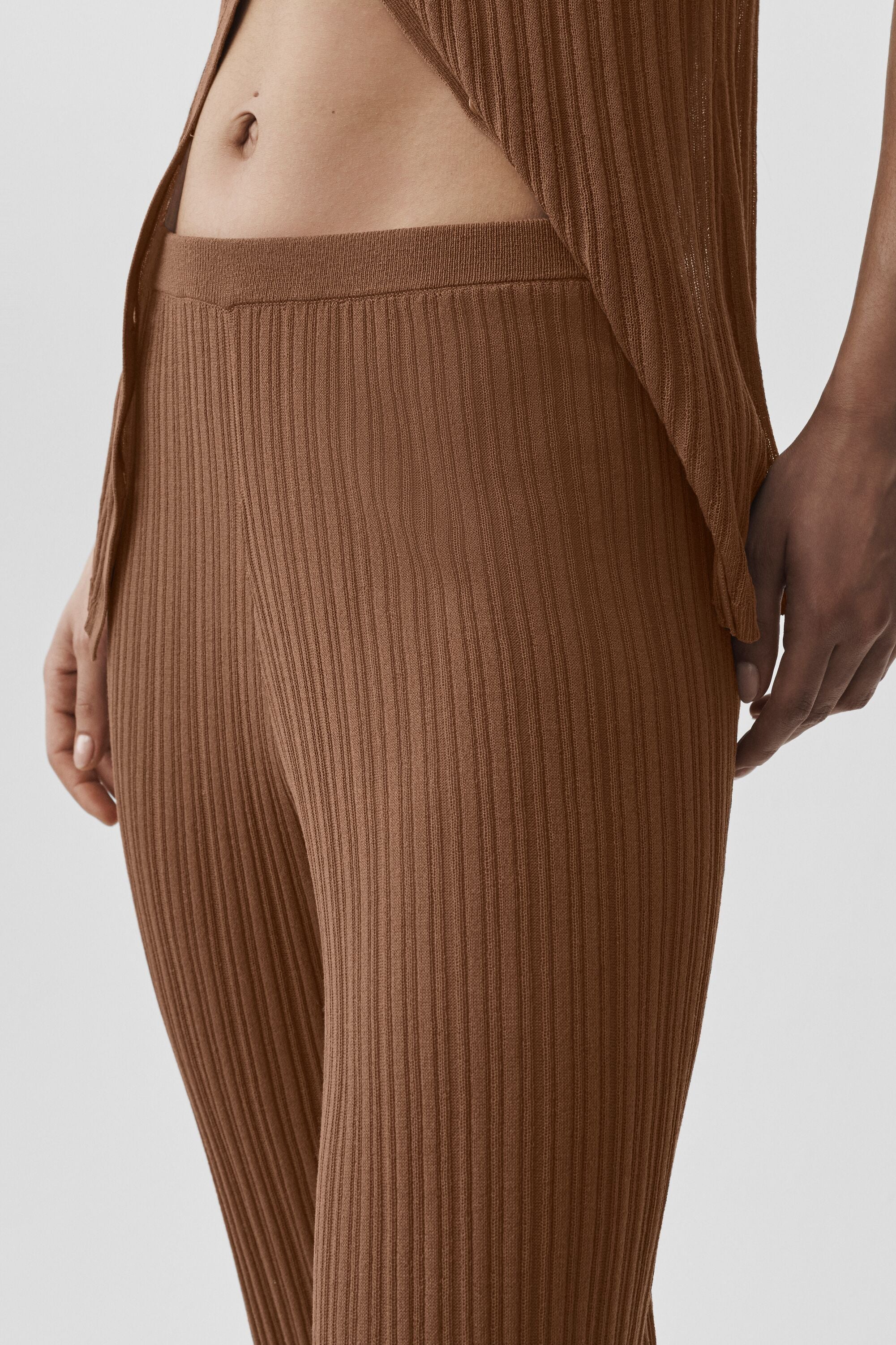 Sweater High-Waist Sunlit Straight Leg Pant