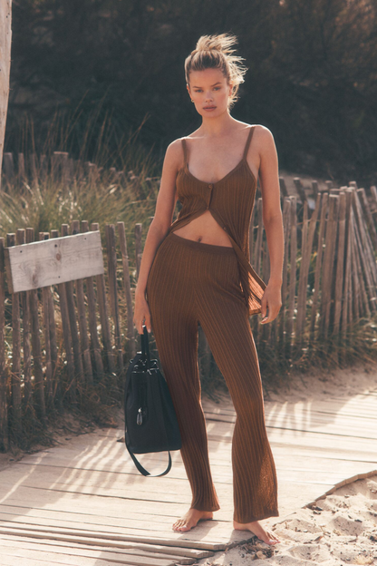 Sweater High-Waist Sunlit Straight Leg Pant