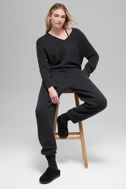 Wool Cashmere High-Waist New Class Jogger