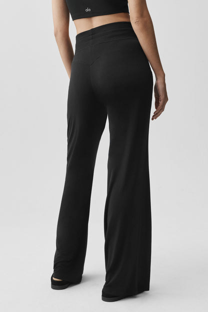 Semi-Sheer Delicate Lounge Flare Pant (Long)