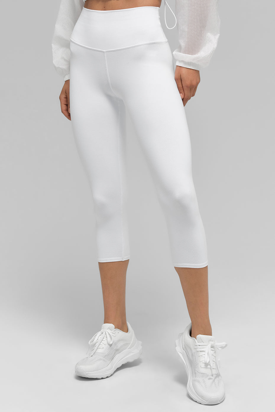 High-Waist Airbrush Capri