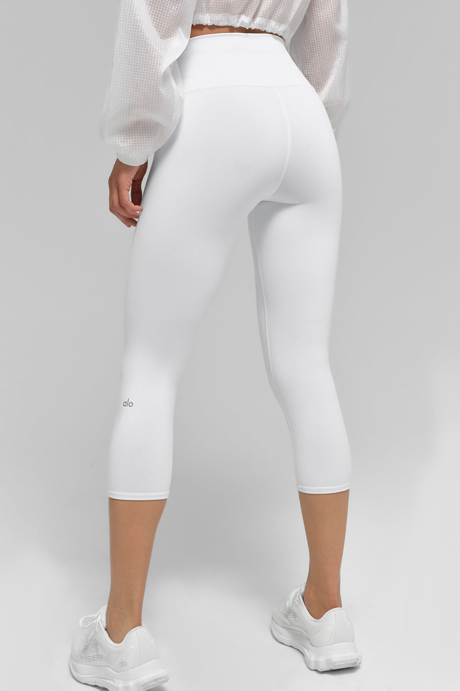 High-Waist Airbrush Capri