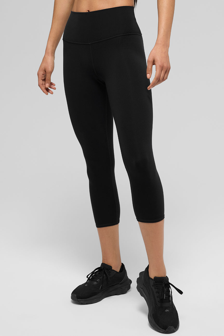 High-Waist Airbrush Capri