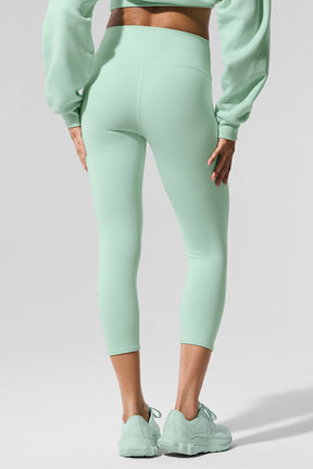 High-Waist Airbrush Capri