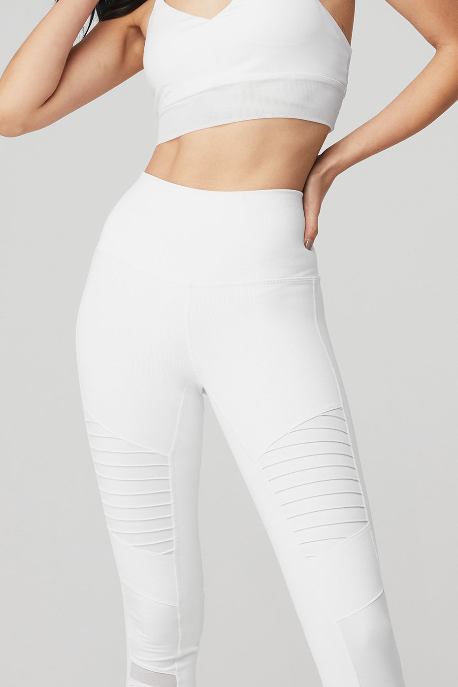 High-Waist Moto Legging