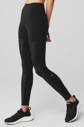 High-Waist Moto Legging
