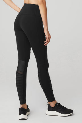 High-Waist Moto Legging