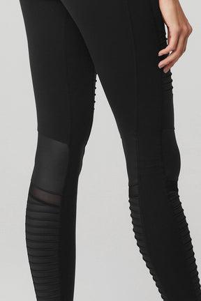 High-Waist Moto Legging