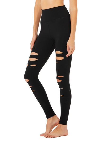 High-Waist Ripped Warrior Legging