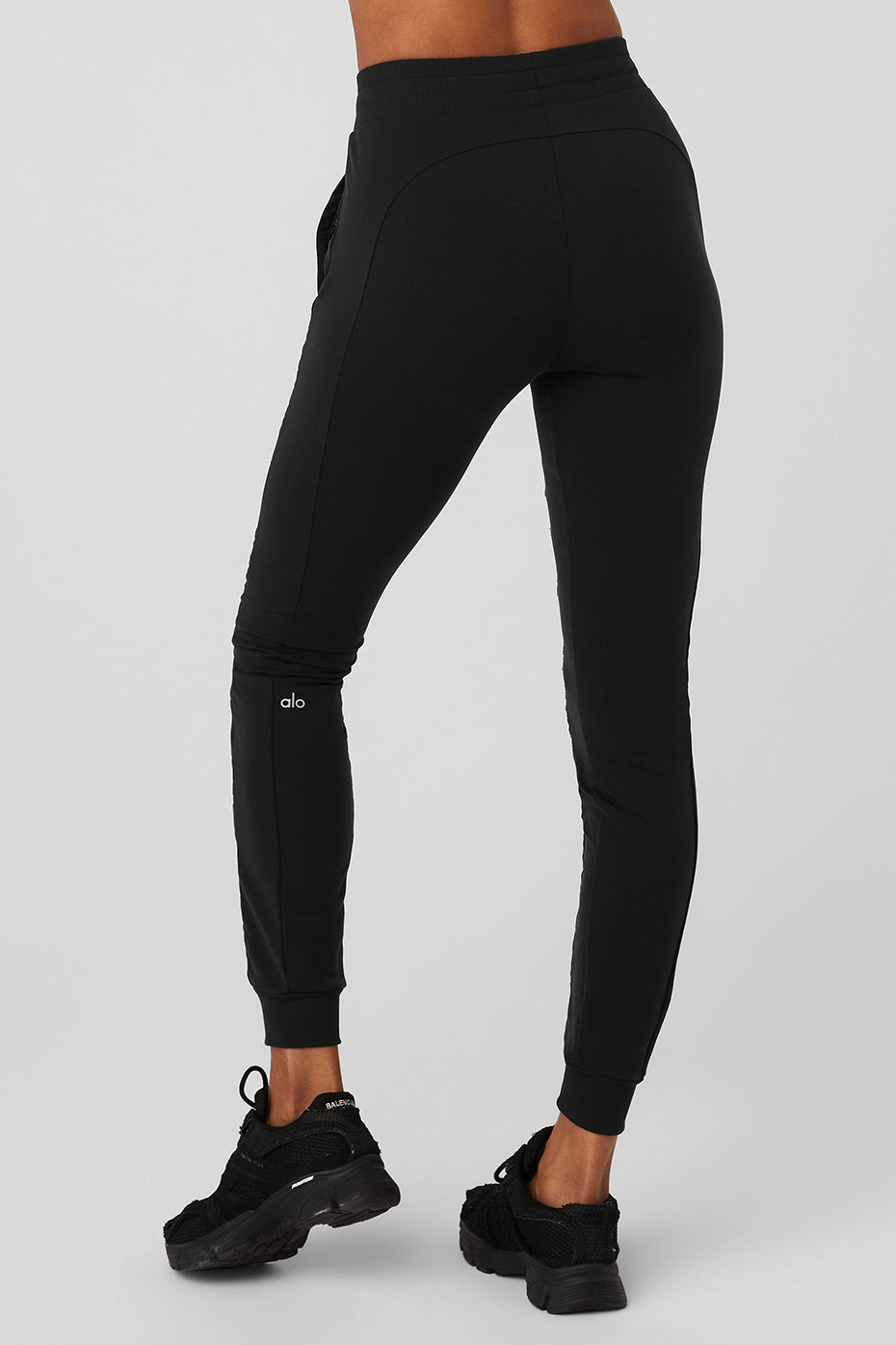 High-Waist Moto Puffer Pant