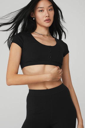 Ribbed High-Waist 7/8 Blissful Legging