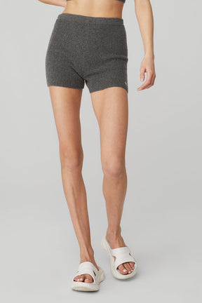 Cashmere Ribbed Staycation Short