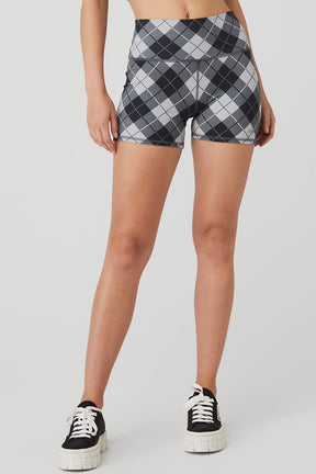 4" Vapor High-Waist Argyle Short