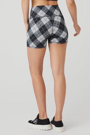 4" Vapor High-Waist Argyle Short