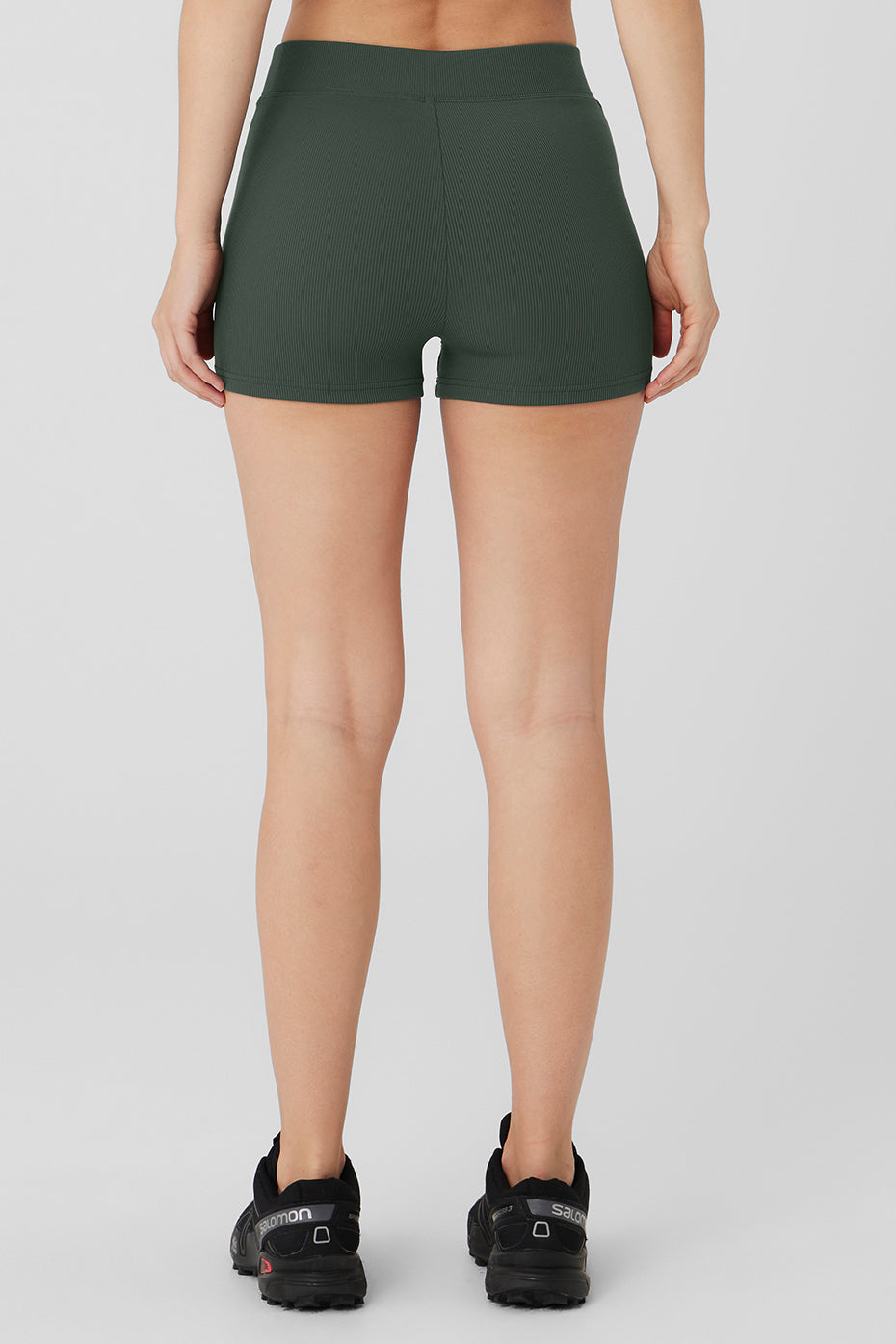 Goddess Ribbed High-Waist Hot Short