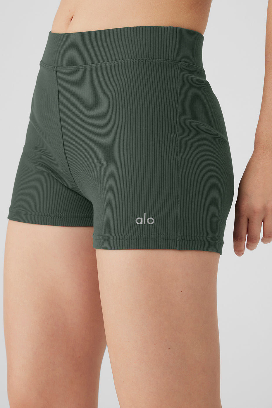 Goddess Ribbed High-Waist Hot Short