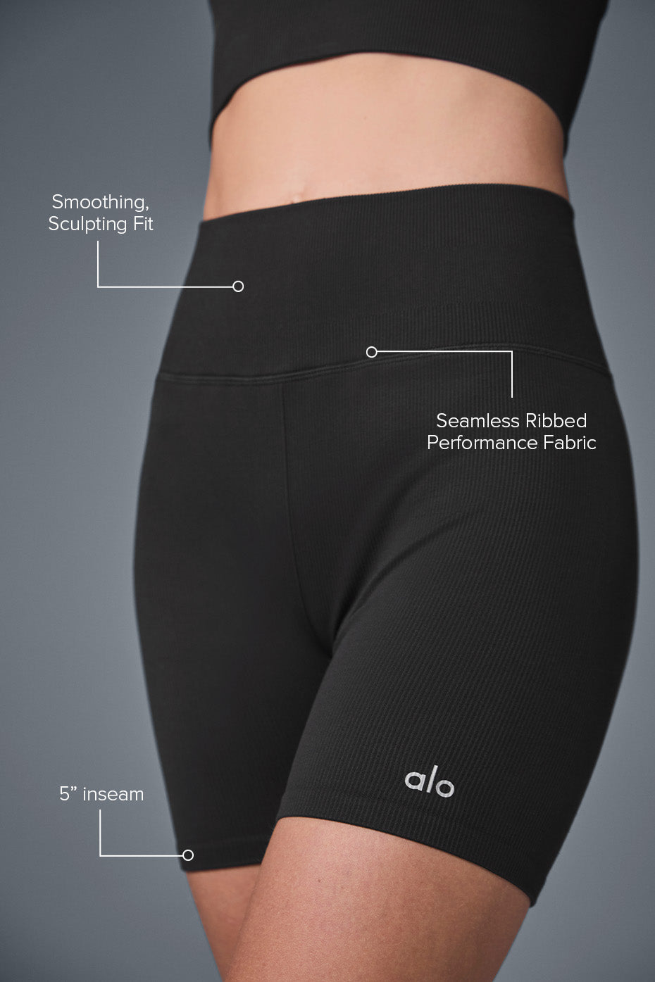 5" Seamless Ribbed Favorite Short