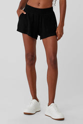 Waffle High-Waist Weekend Escape Short