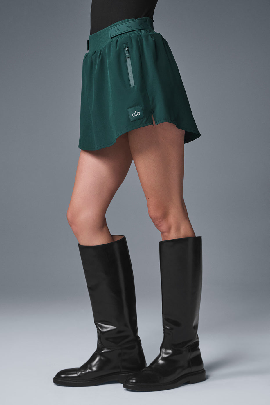 High-Waist Elevation Mini Skirt
