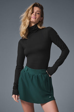 High-Waist Elevation Mini Skirt