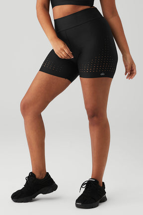 5" Airlift High-Waist Laser Cut Speedy Short