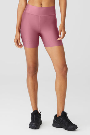 5" Airlift High-Waist Laser Cut Speedy Short