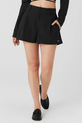 High-Waist Status Trouser Short
